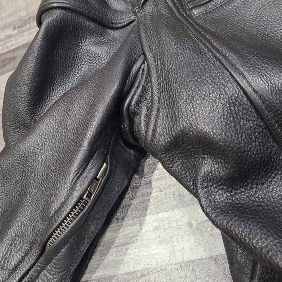 Maverick Men's Motorcycle Leather Jacket - Large - Picture 3 of 15